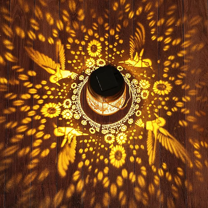 Hummingbird Solar Lanterns Outdoor Garden Decor, Gifts - Image 5