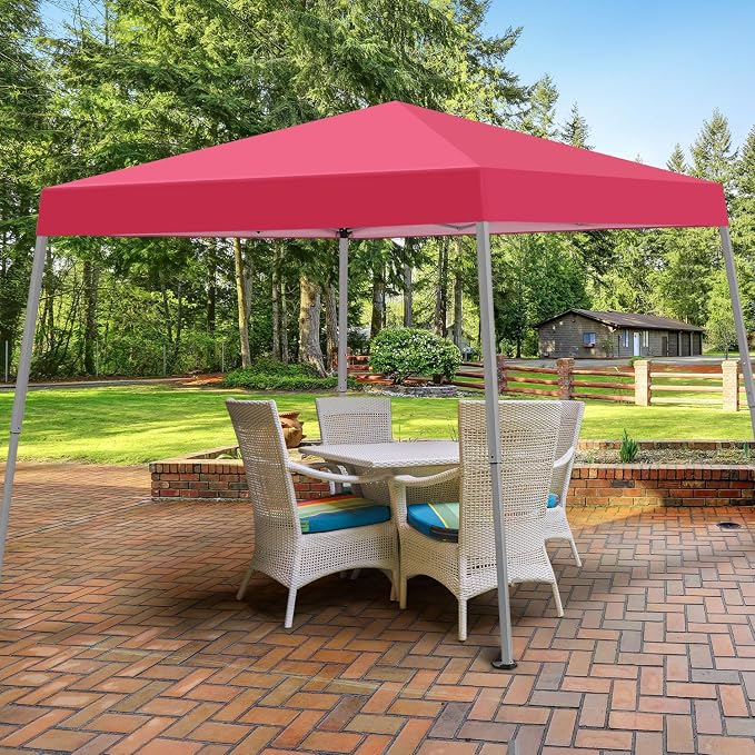 Canopy Tent, 10X10 FT Pop Up Canopy Outdoor Instant Tent Slant Legs - Image 7