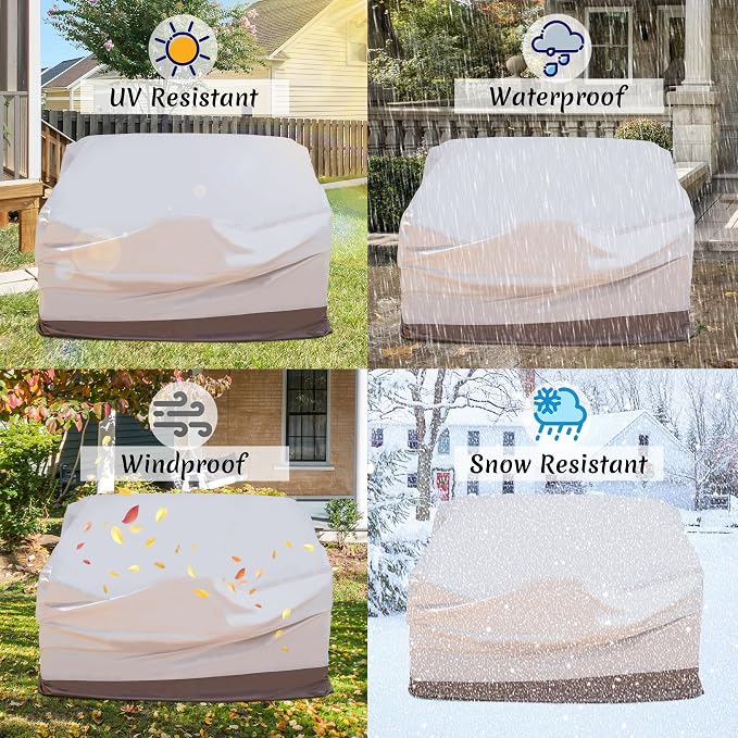 ovios Patio Furniture Covers, Outdoor Waterproof Cover - Image 3