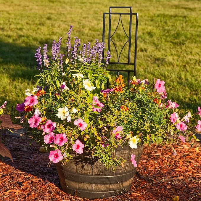Sunnydaze 2-Piece Chic Diamonds Garden Trellis - Image 8