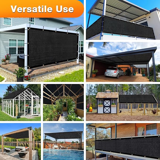 Artpuch Outdoor Pergola Shade Cover 17x19 FT Sun Shade Cloth - Image 6