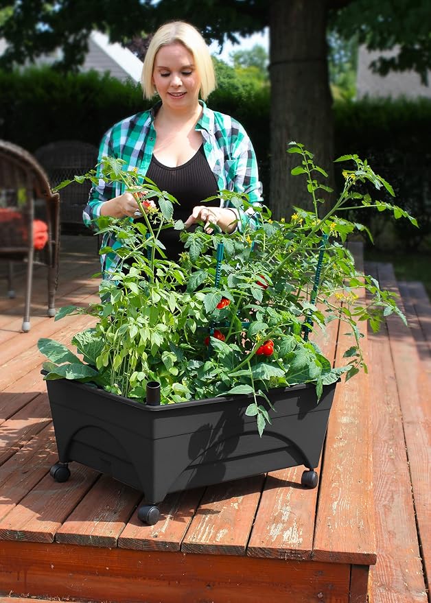Emsco Group City Picker Raised Bed Grow Box – Self Watering and Improved - Image 2