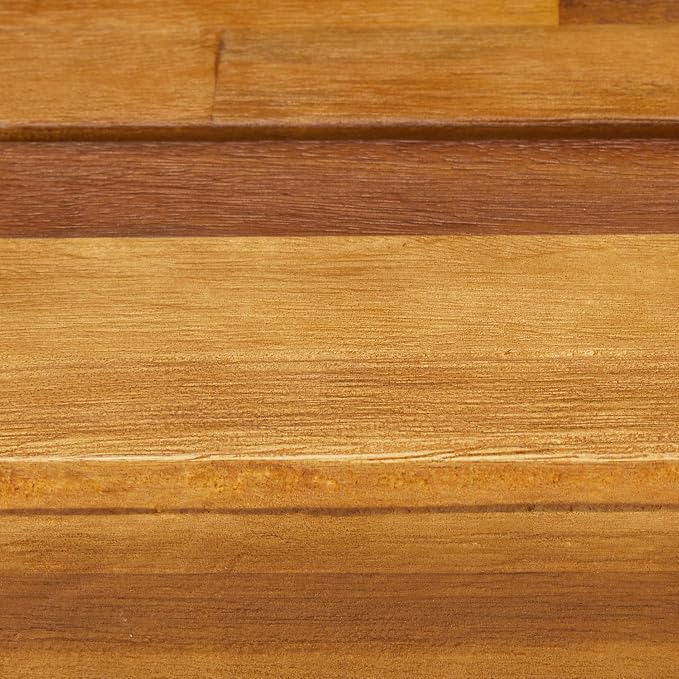 Christopher Knight Home Toby Outdoor Acacia Wood Dining Table, Sandblast Teak - Image 4