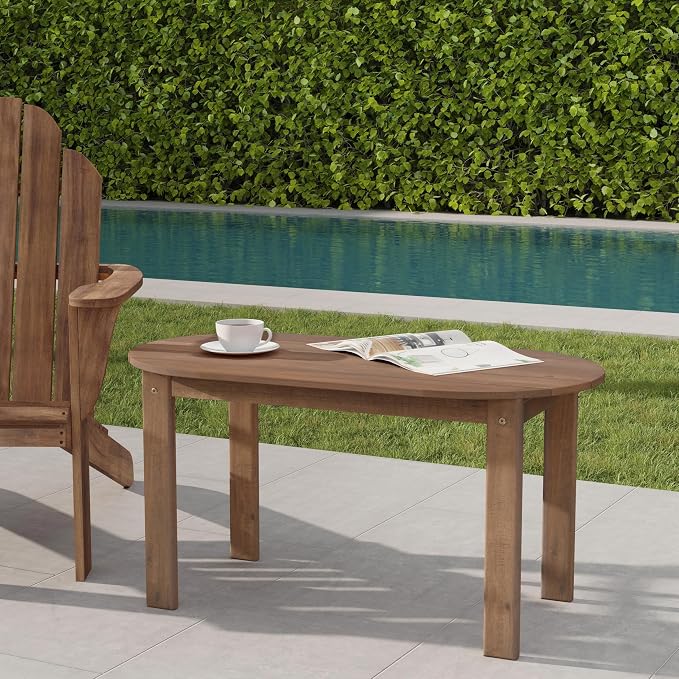 Linon Coffee Table, 18.11D x 35.24W x 18.11H in - Image 10