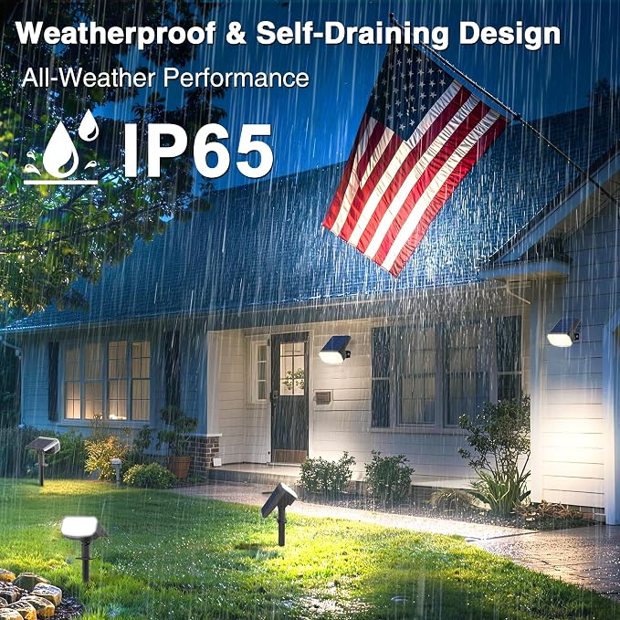 Solar Lights Outdoor Waterproof IP65, Super Bright LED - Image 5