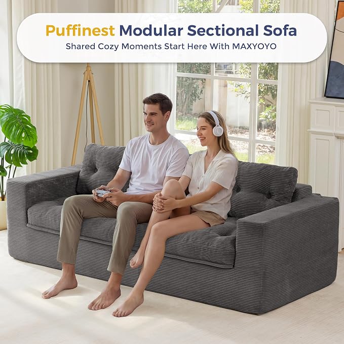 MAXYOYO 79" Loveseat Sofa Couch - Image 7