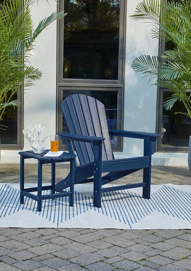 Signature Design by Ashley Outdoor Sundown Treasure HDPE Patio Adirondack Chair - Image 14
