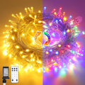 JMEXSUSS 200 LED Christmas String Lights Outdoor Waterproof, 66ft Color by JMEXSUSS