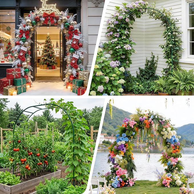 Thickened Rustproof Garden Arch Metal Trellis - Image 7