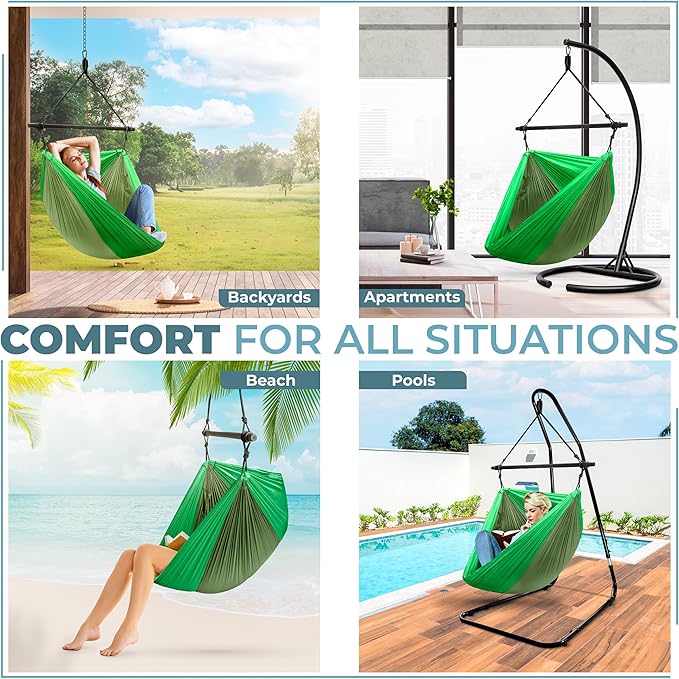 Sorbus Hanging Hammock Chair - Image 4