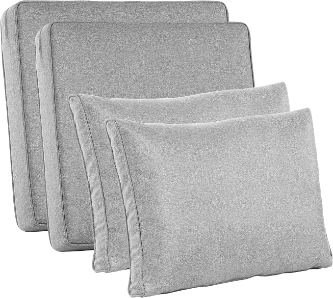 ovios Patio Cushion Covers, Waterproof Cushion Cover by OVIOS