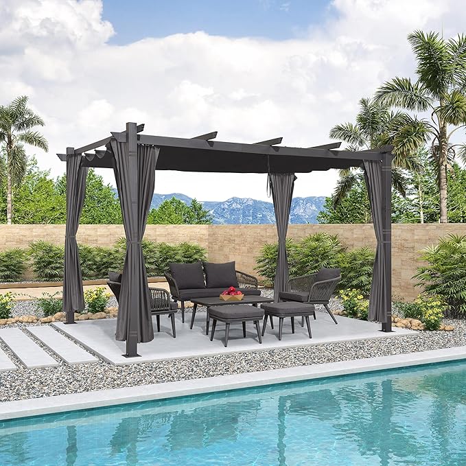 PURPLE LEAF 10' X 13' Outdoor Pergola by PURPLELEAF