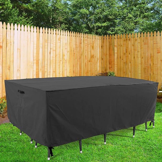 Tempera Outside Table and Chair Covers, Outdoor Dining Set Cover, Patio - Image 7