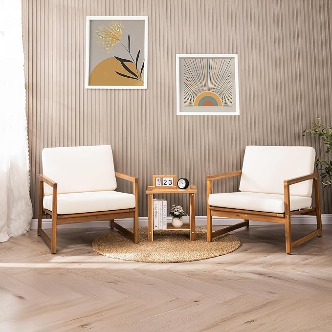 Double Adirondack Side Table, Weather-Resistant Rectangular End Table - Image 2