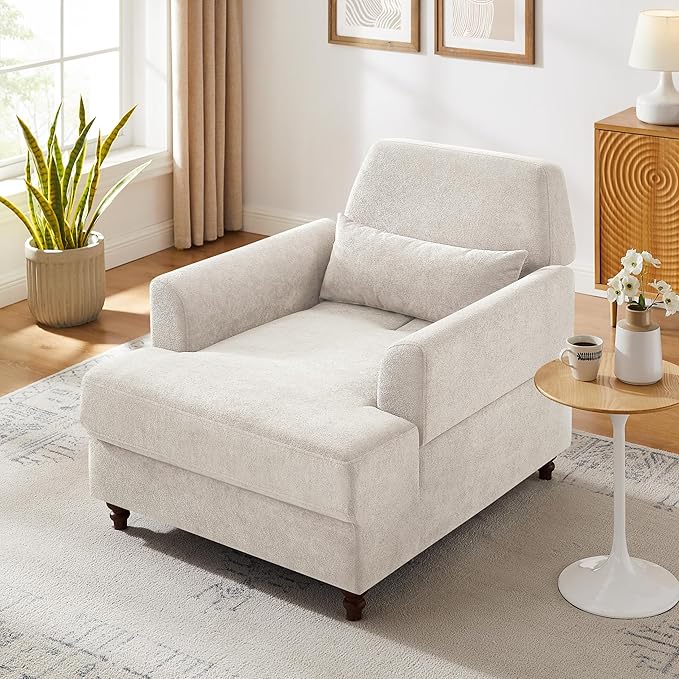Chaise Lounge Accent Chair Indoor - Image 3