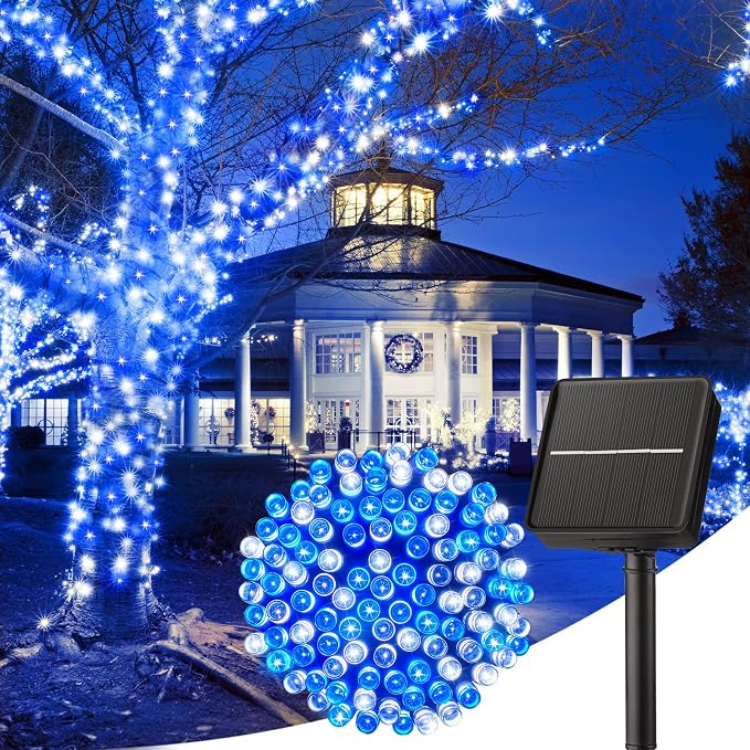 Minetom Solar Christmas Lights Outdoor Waterproof - 40FT 100 LED - Decoration by Minetom