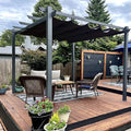 PURPLE LEAF 10' X 12' Outdoor Retractable Pergola by PURPLELEAF