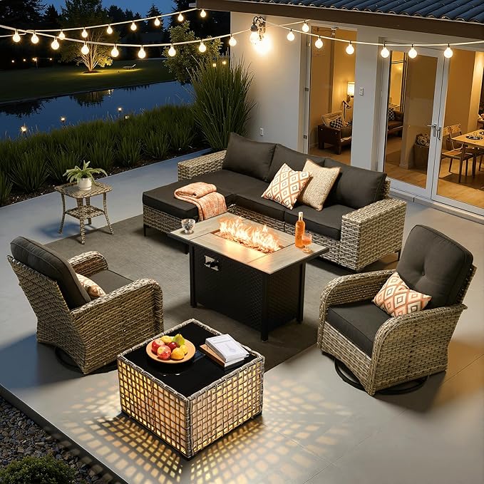 ovios 9-Piece Patio Furniture Set by OVIOS