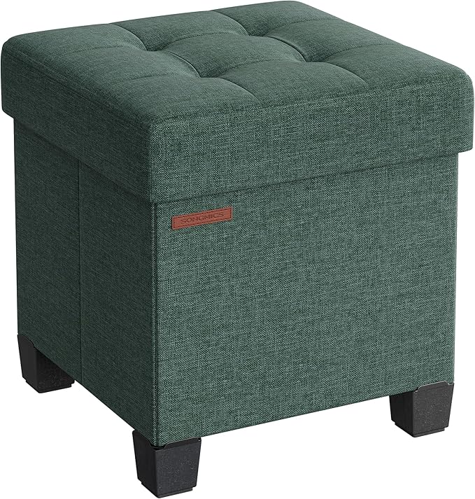 SONGMICS Storage Ottoman, Small Ottoman Foot Rest by SONGMICSbySONGMICSHOME