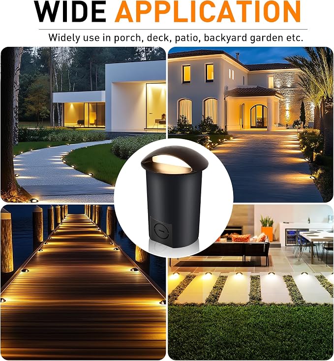 CLOUDY BAY 5W Well Lights Low Voltage Landscape Lighting, 12V-24V Waterproof - Image 9