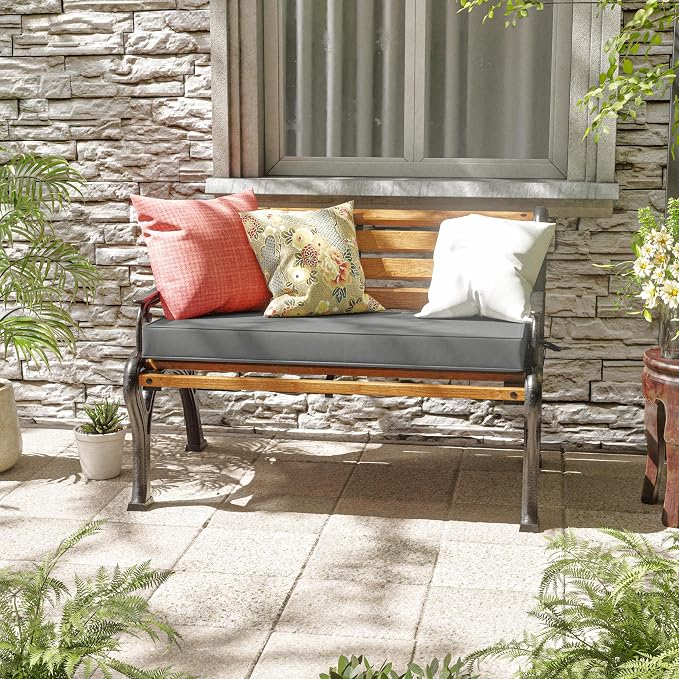 Premium Outdoor Bench Cushions for Patio Furniture 3.5inches Memory Foam Bench - Image 2