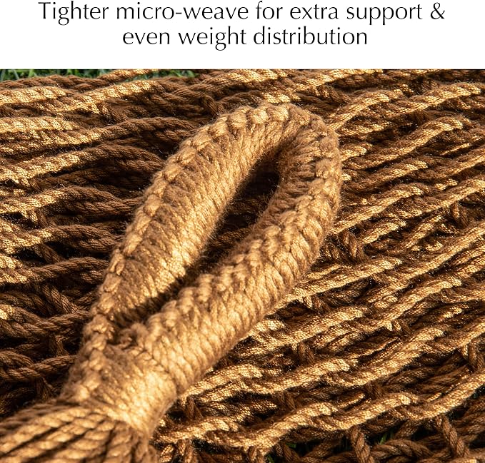 PNAEUT Handwoven Mayan Hammock, Thick Soft Rope Double Hammock - Image 5