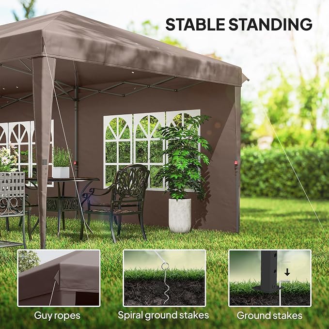 Outsunny 10' x 20' Pop Up Canopy Tent - Image 6