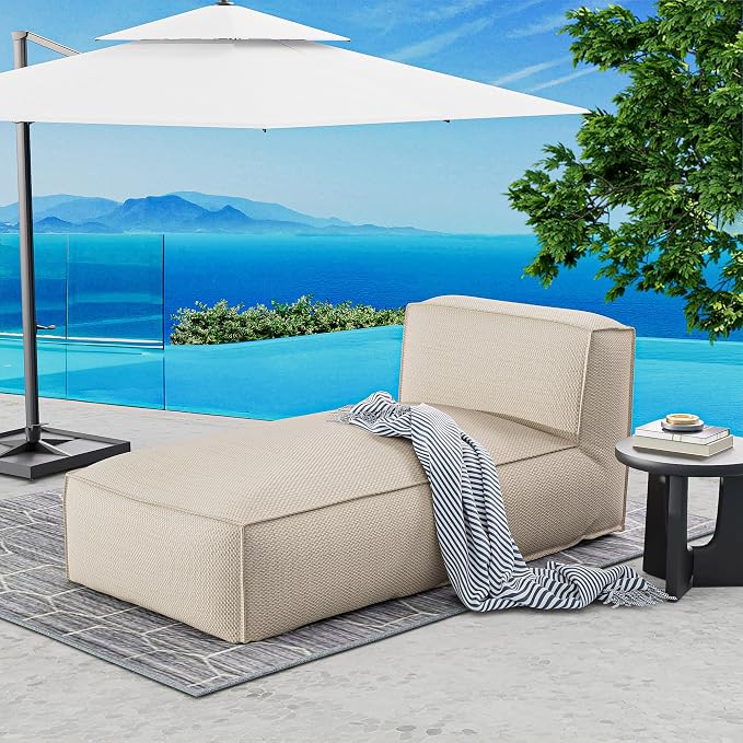 Outdoor Bean Bed Chair Sun Lounger, Outdoor Couch Sofa by OPEAK