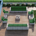 15-Piece Outdoor Patio Furniture Set by MuphyersPatioFurniture