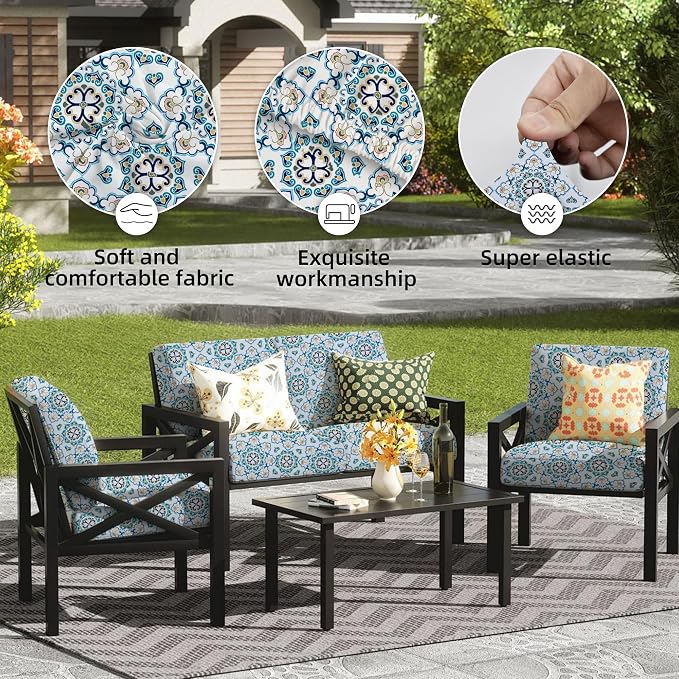 Outdoor Cushion Covers Set, Replacement - Image 3