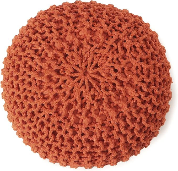 REDEARTH · Round Pouf Ottoman - Image 6