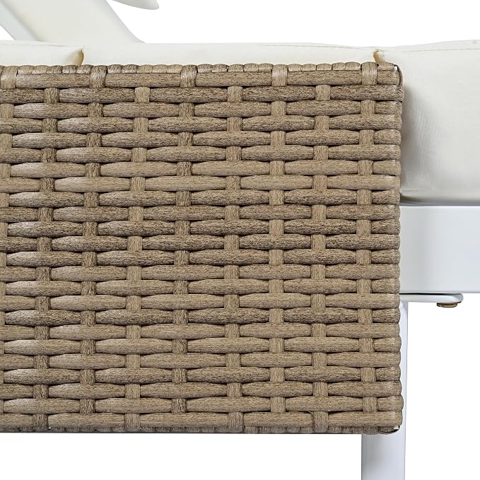 Merax Outdoor Daybed, Patio Rattan Daybed - Image 11