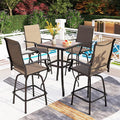 PHI VILLA 5 Piece Outdoor Bar Set by PHIVILLAThepioneerofcomfortablehouseholdsupplies