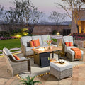 HOOOWOOO 6 Piece Patio Furniture Sets by DesignforBetterLife