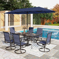 PHI VILLA 8 Piece Patio Dining Set by PHIVILLAThepioneerofcomfortablehouseholdsupplies