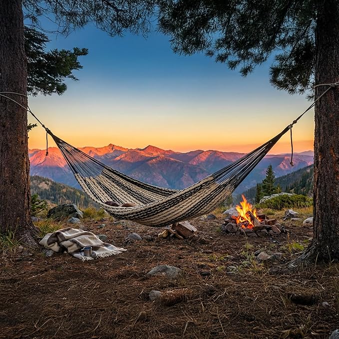 Sunnydaze Handwoven XXL Thick Cord Mayan Double Hammock - Image 6