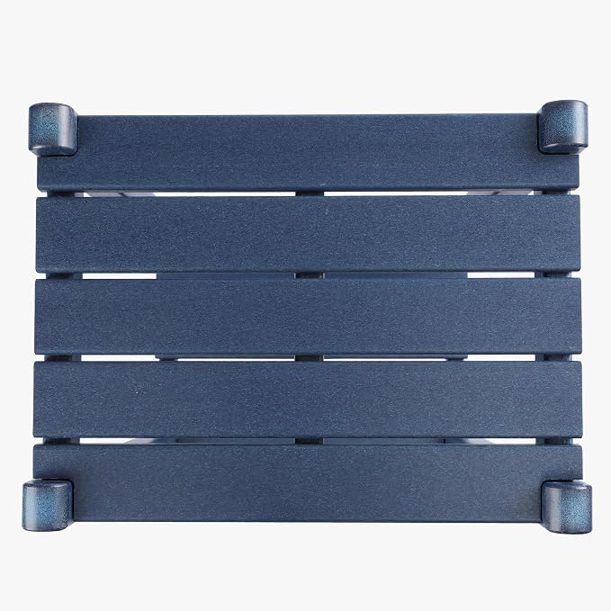 WestinTrends Malibu 36" Outdoor Adirondack HDPE 2-Tier Patio Side Table - Image 9