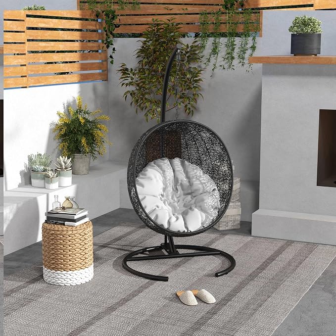 Outsunny Hanging Hammock Chair Stand - Image 9