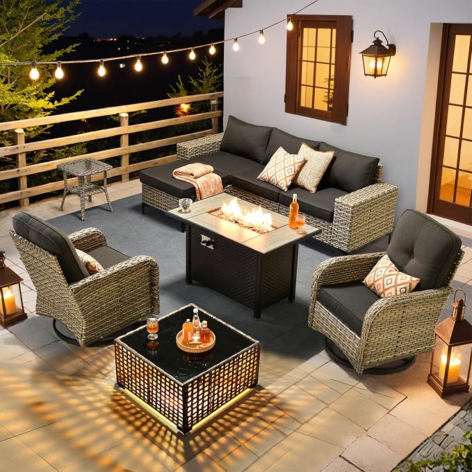 HOOOWOOO Outdoor Sectional Furniture Set by DesignforBetterLife