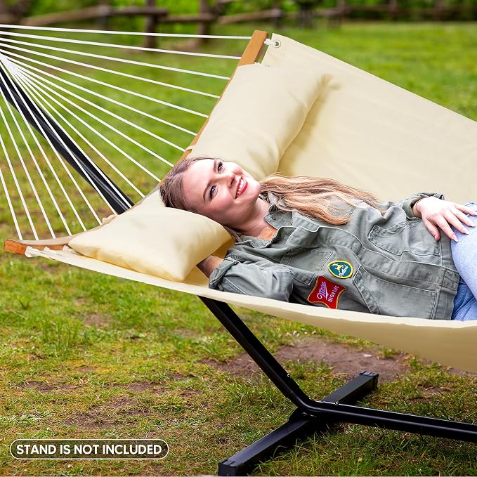 SUNCREAT Hammocks for Outside Hanging Tree Hammock for Outdoor, Large - Image 2