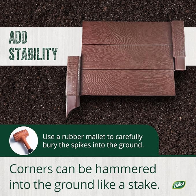 Dalen Modular Raised Bed Garden – Faux Wood – 8 Panel Starter Pack – Makes - Image 3