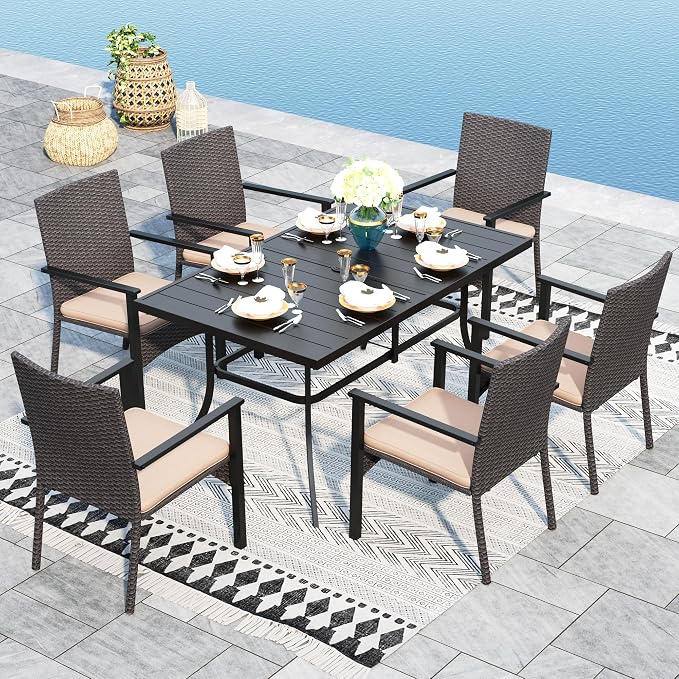 Sophia & William 7 Pieces Patio Dining Set by SophiaWilliam