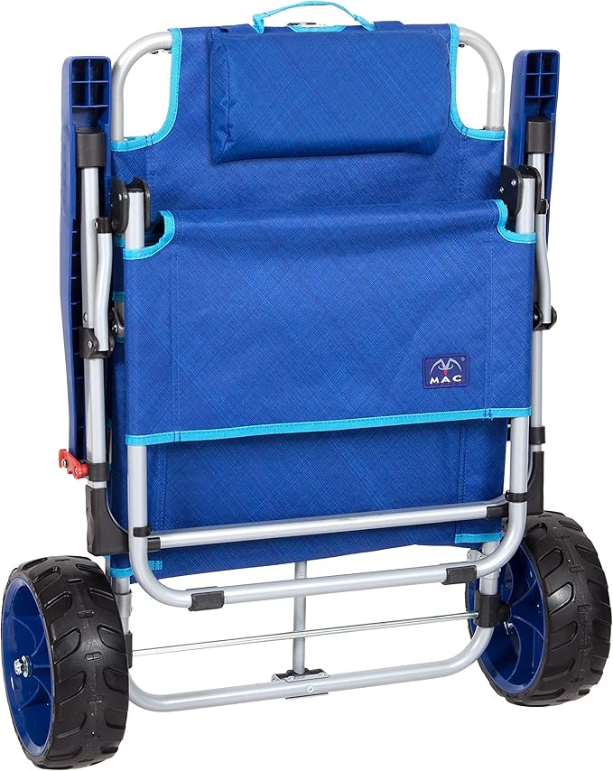 Mac Sports Beach Day Foldable Chaise Lounge Chair - Image 4