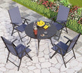 PHI VILLA Outdoor Patio Dining Set by PHIVILLAThepioneerofcomfortablehouseholdsupplies