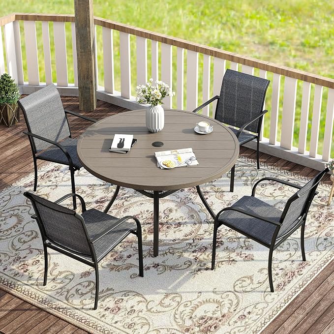 VICLLAX 5 Pieces Patio Dining Set by HOME