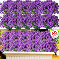 60 Pack Artificial Flowers for Outdoor Indoor Fake Plants, Faux Silk Flowers by Powbrace