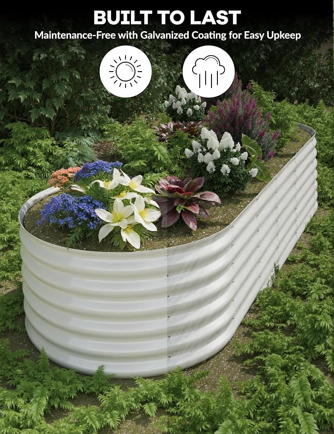 2 Pcs Raised Garden Beds Outdoor 10x4x1.5 ft - Image 5