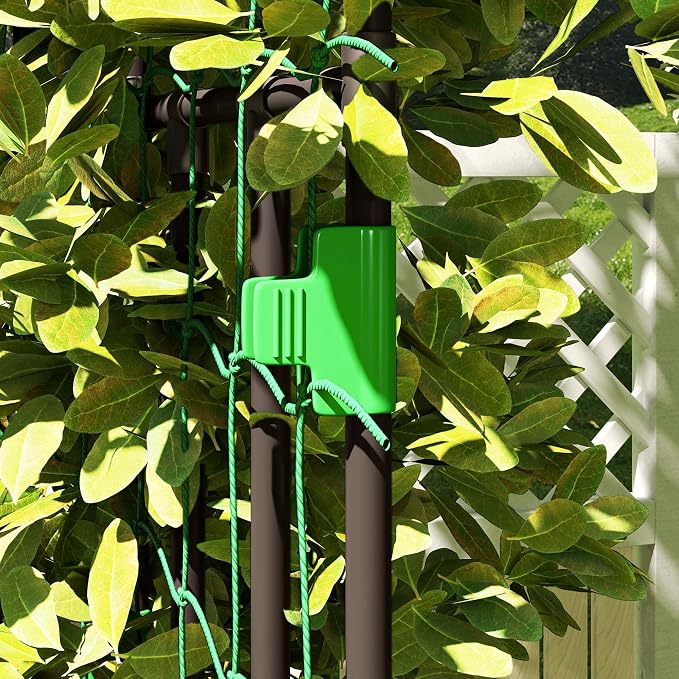 Outsunny Garden Arch Trellis, 8 FT Tall Metal Plant Trellis Support - Image 8
