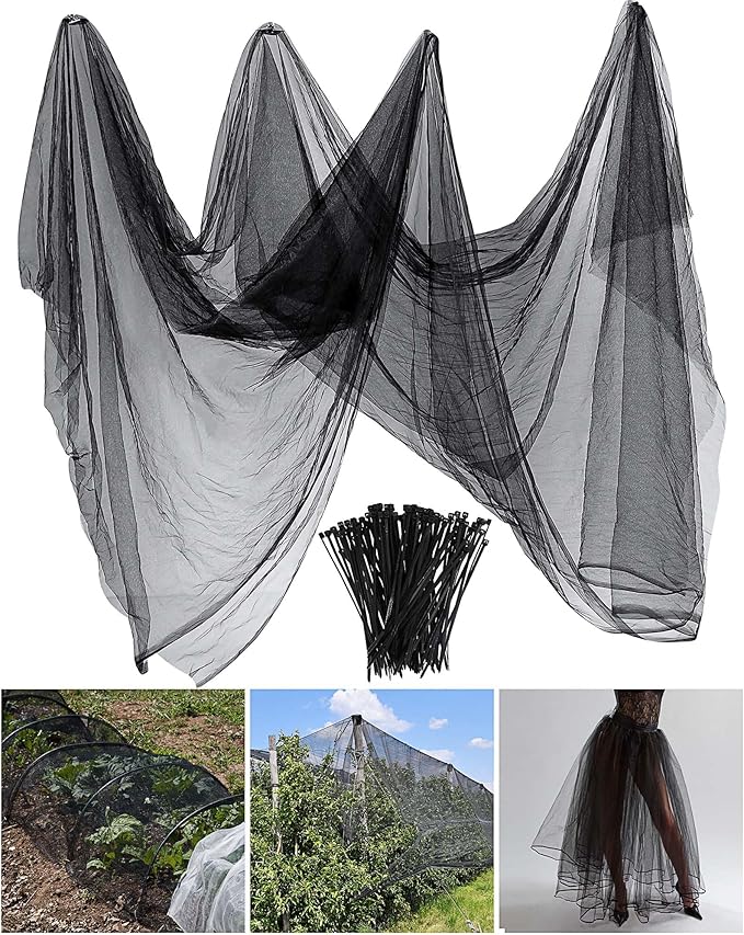 Zonon Mosquito Netting Garden Insect Mesh Netting Garden Patio Mesh Screen Net by Zonon