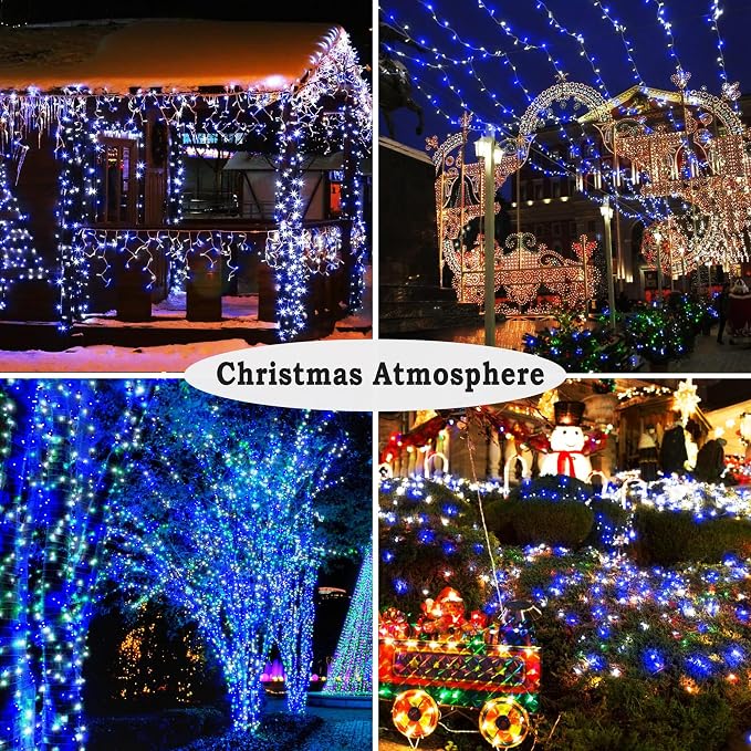 KNONEW 403ft 1000 LED Christmas Lights Outdoor String Light - Image 7